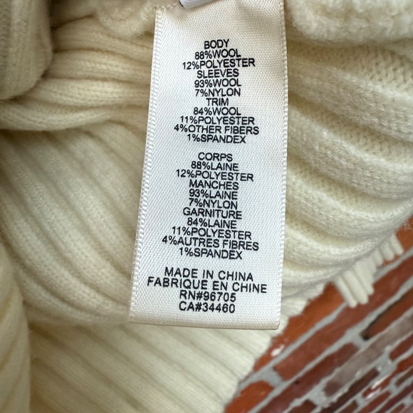 Rebecca Taylor Loop Knit Turtleneck Sweater Medium - Picture 8 of 9